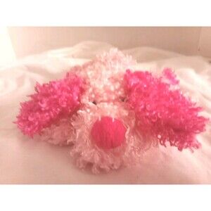 Ty Beanie Baby~SPARKLES The Dog  8" 2004  The Ty PINKYS Collection